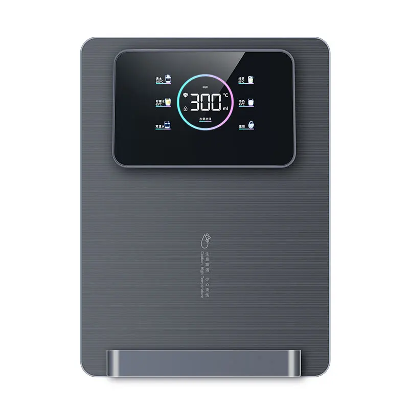 Wall-mounted Instant Hot Water Pipeline Dispenser Colorful Large Screen Temperature Adjustable Household Hotel Use Energy-Saving