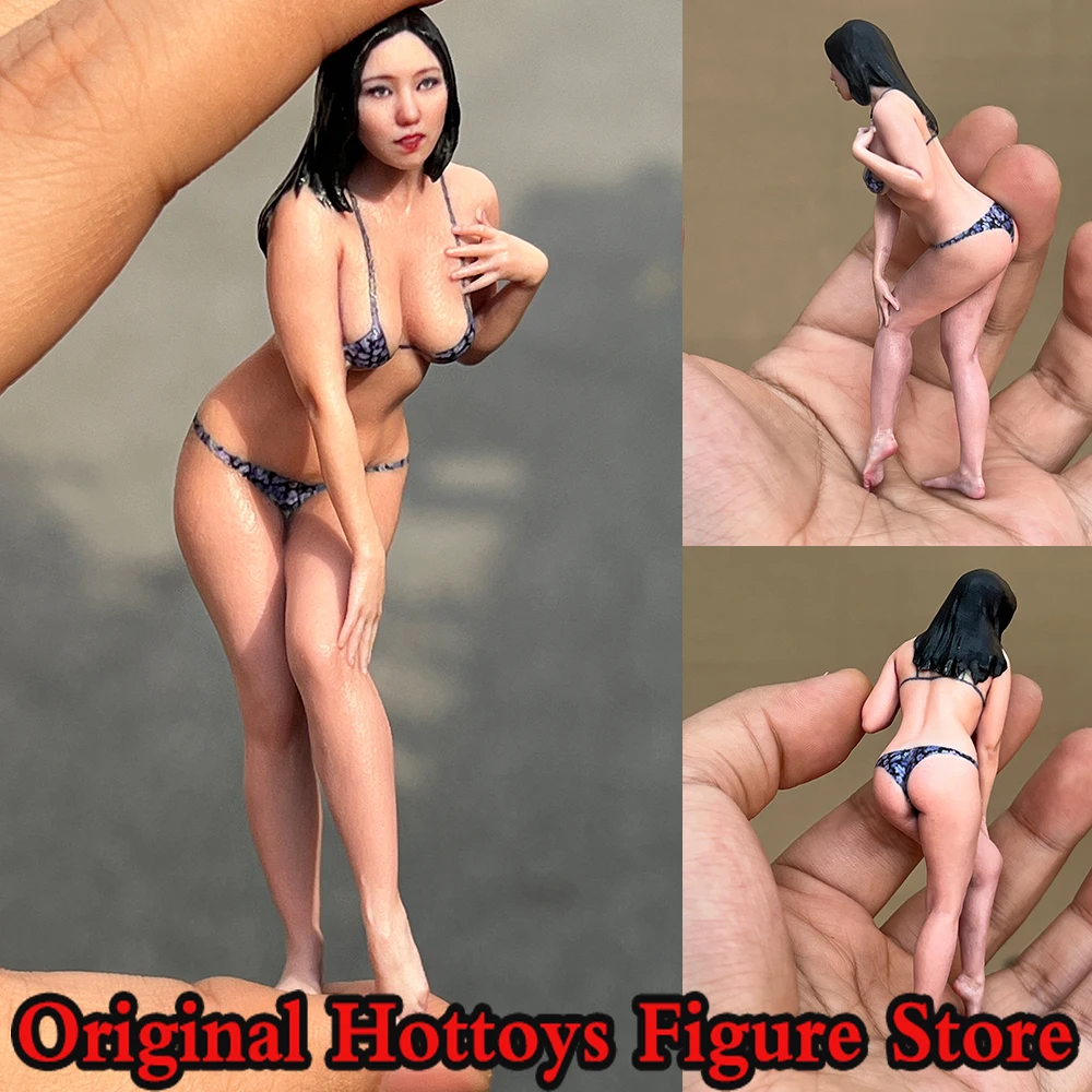 

In Stock 1/16 Scale Female Soldier Yui Hatano Bikini Beauty Mini Realistic Sculpture Full Set About 10cm Action Figure Model