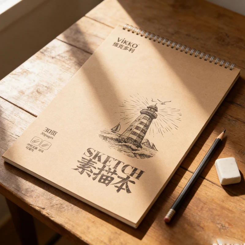 

Специальный скетчбук для студентов-художников, высококачественный, с перфорированными страницами, толстый скетчбук для рисования и набросков, формат 16K.