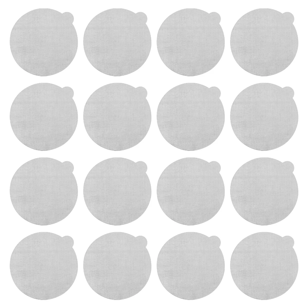 ABQR 100PCS 62MM Disposable Coffee Capsule Seals Foils Cream Foam Coffee Filter Lid Sticker for Vertuo