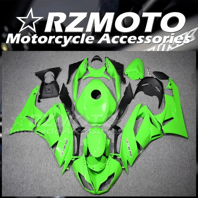 

Комплект обтекателей из АБС-пластика, 4 подарка, подходит для KAWASAKI ZX-6R ZX6R 636 2009 2010 2011 09 10 11 12, комплект кузова, зеленый + Крышка Резервуара