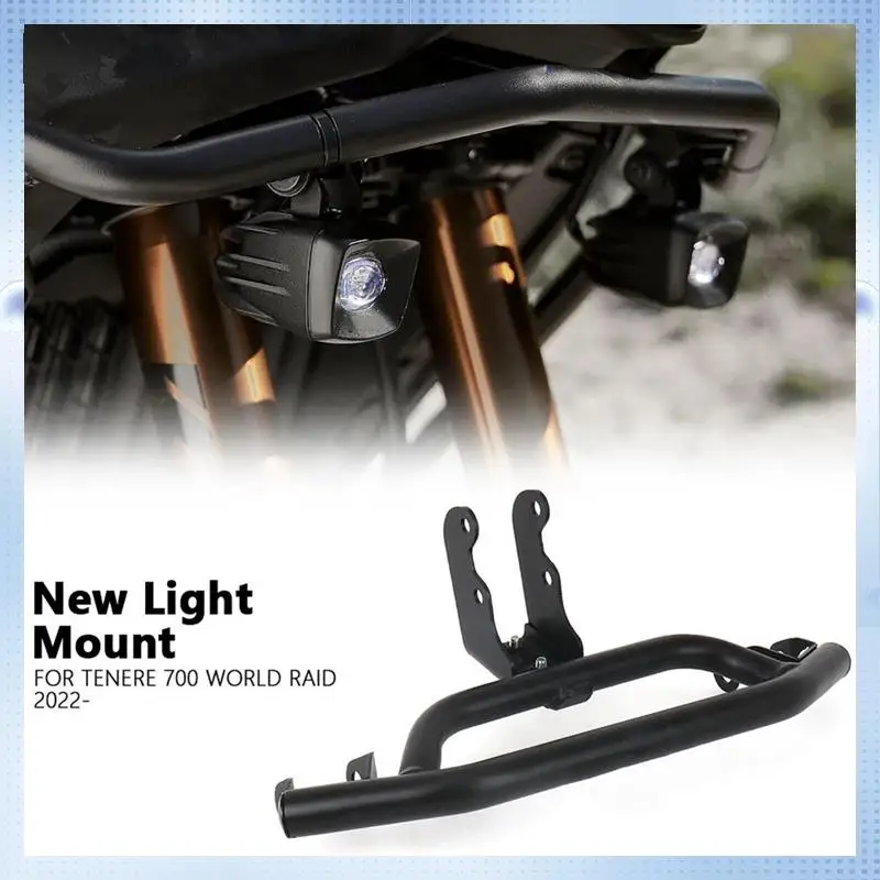

A70R-LED Light Mount Bracket Bar Fog Lamp Holder Front Crash Bar Guard Parts For Yamaha Tenere700 TENERE 700 World Raid 2022 202