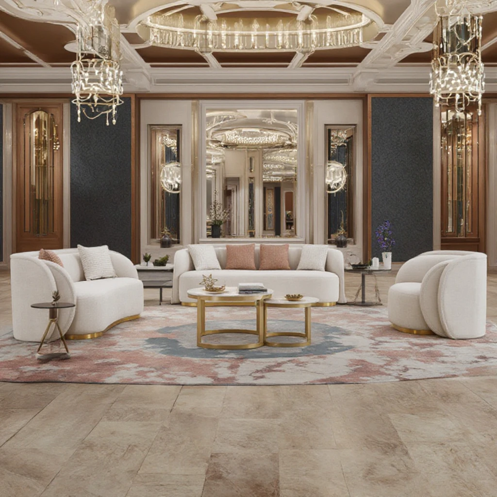 Italian Style Living Room Sofas Set Furniture Customization Sofa Set Couch Live Room Furniture