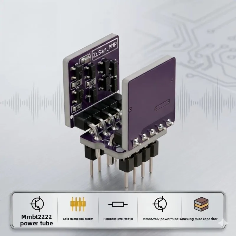 Discrete operational amplifier, dual in-line plug, AD8620 NE5532 OPA2604 OP275 AD797 MUSES02