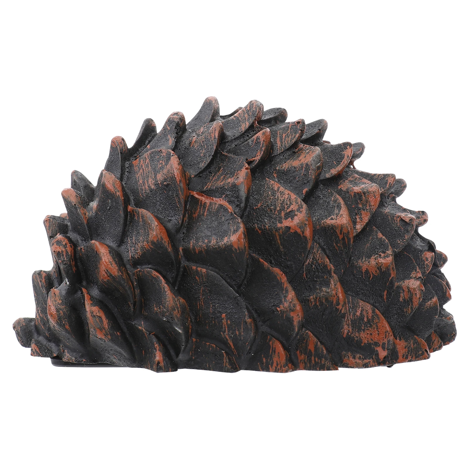 1 قطعة صندوق مفاتيح صامولة الصنوبر الراتنج تقليد الحجر في الهواء الطلق حاوية تخزين مقاومة للماء لحديقة ساحة المنزل حامل مفتاح مخفي آمن