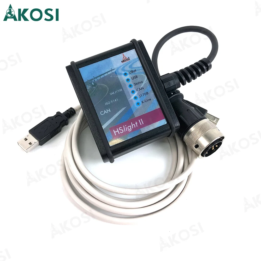 Full set Emr2/3/4 Decom hslight2 HS light II Serdia Deutz Diagnostic Tool Diagnosti-k Otomatis Deutz Tool SerDia 2000