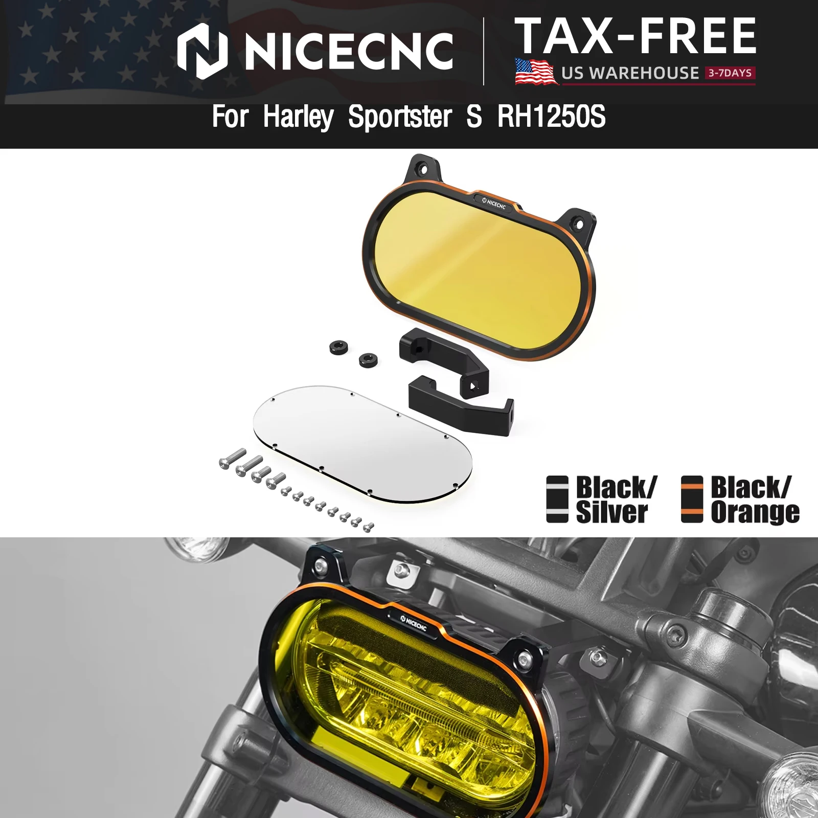 

For Harley Sportster S RH1250S 2021-2024 Headlight Guard Protector RH 1250S RH1250 S RH 1250 S 2021 2022 2023 2024