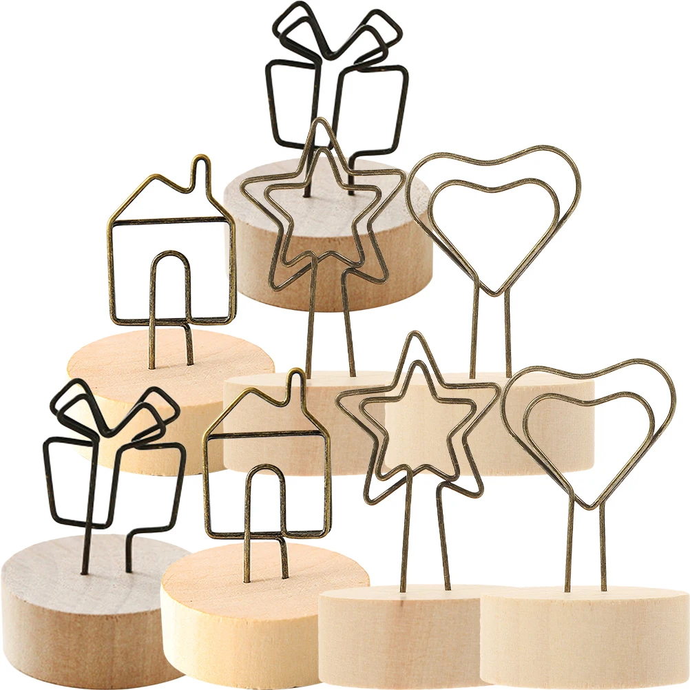 

Holders Clip for Table Number Cards Photo Holders For Tables Picture Centerpieces Decor Wedding Party Supplies