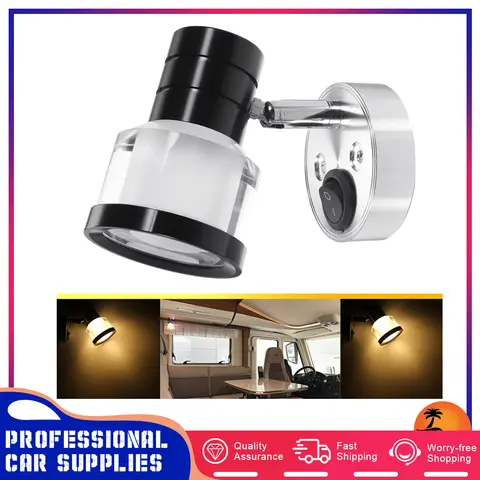 12V 해양 인테리어 LED 독서 등 3W RV 보트 캠핑카 따뜻한 스포트라이트 벽 램프 RV 캐비닛 조명 캠핑카 액세서리 150LM 12V 해양 인테리어 LED 독서 등 3W RV 보트 캠핑카 따뜻한 스포트라이트 벽 램프 RV 캐비닛 조명 캠핑카 액세서리 150LM