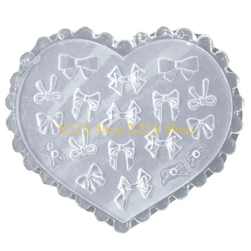 

Unique Bows Silicone Art Mold Embossed Casting Mould Handmade Craft Carving Molds