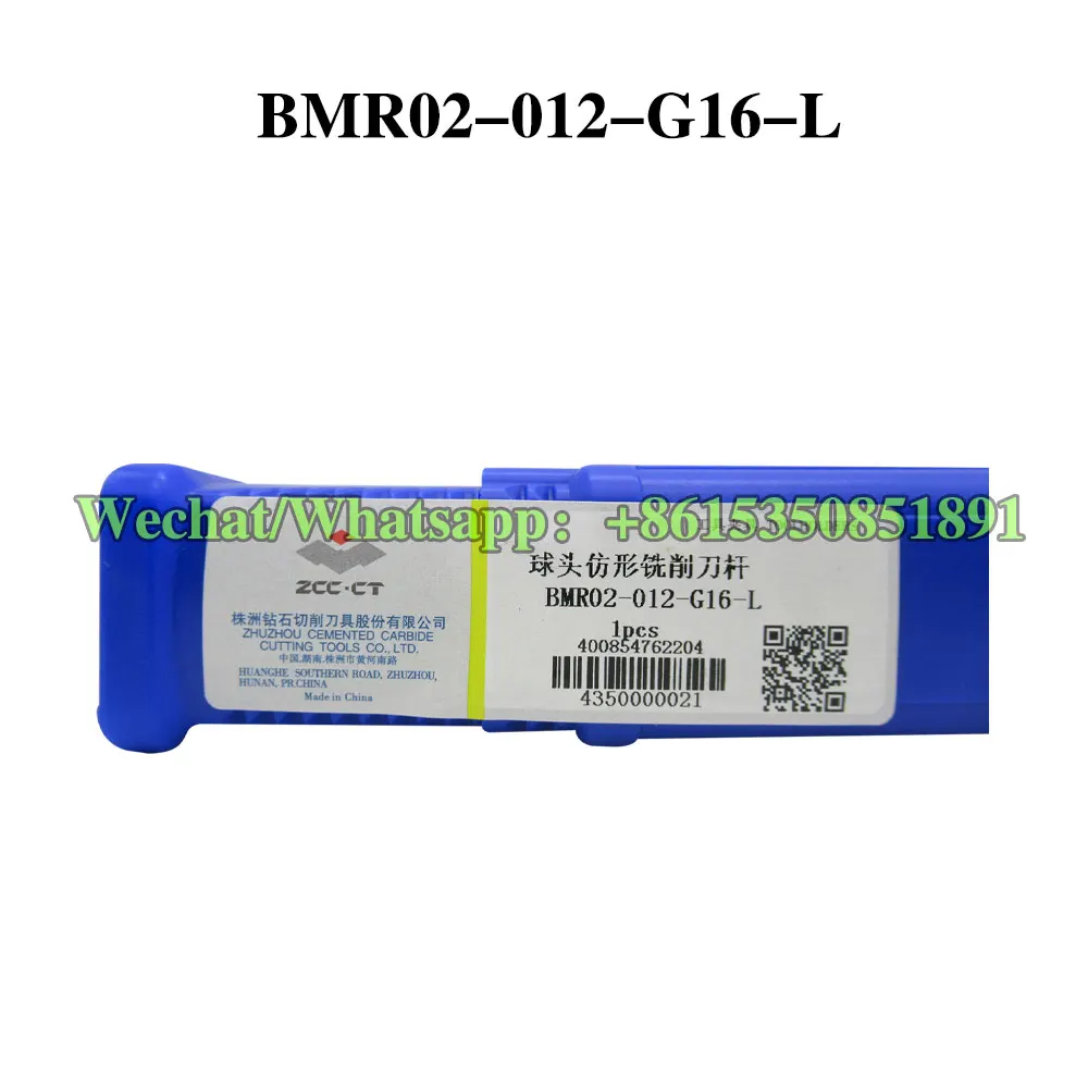 

ZCC CT BMR02-012-G16-L/M/S 016-G16-S 016-G20-L/M/S Zhuzhou Шаровая головка с ЧПУ, профилирующий фрезерный стержень
