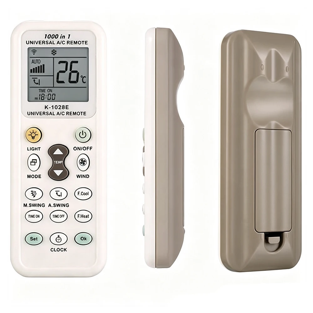 Universal Air Conditioner A/C Remote Control K-1028E ,Fit for Haier, Geli,Hitachi, Panasonic, Sharp, Gree, Midea, Bosch, Tosh