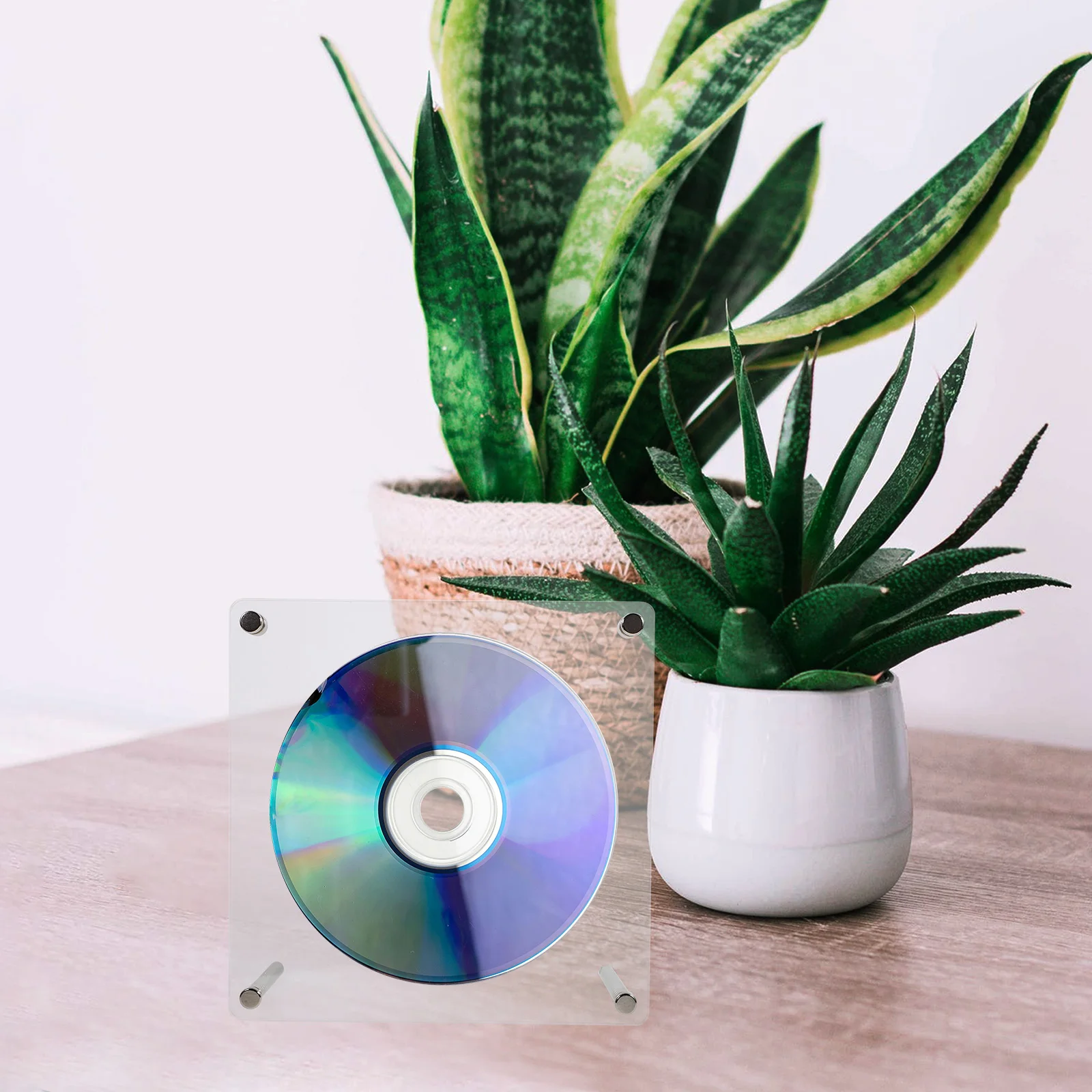 

Acrylic CD Display Stand Fine Craft Bedroom Living Room Vinyl Record Organizer Decorative Album Holder CD Rack Tabletop