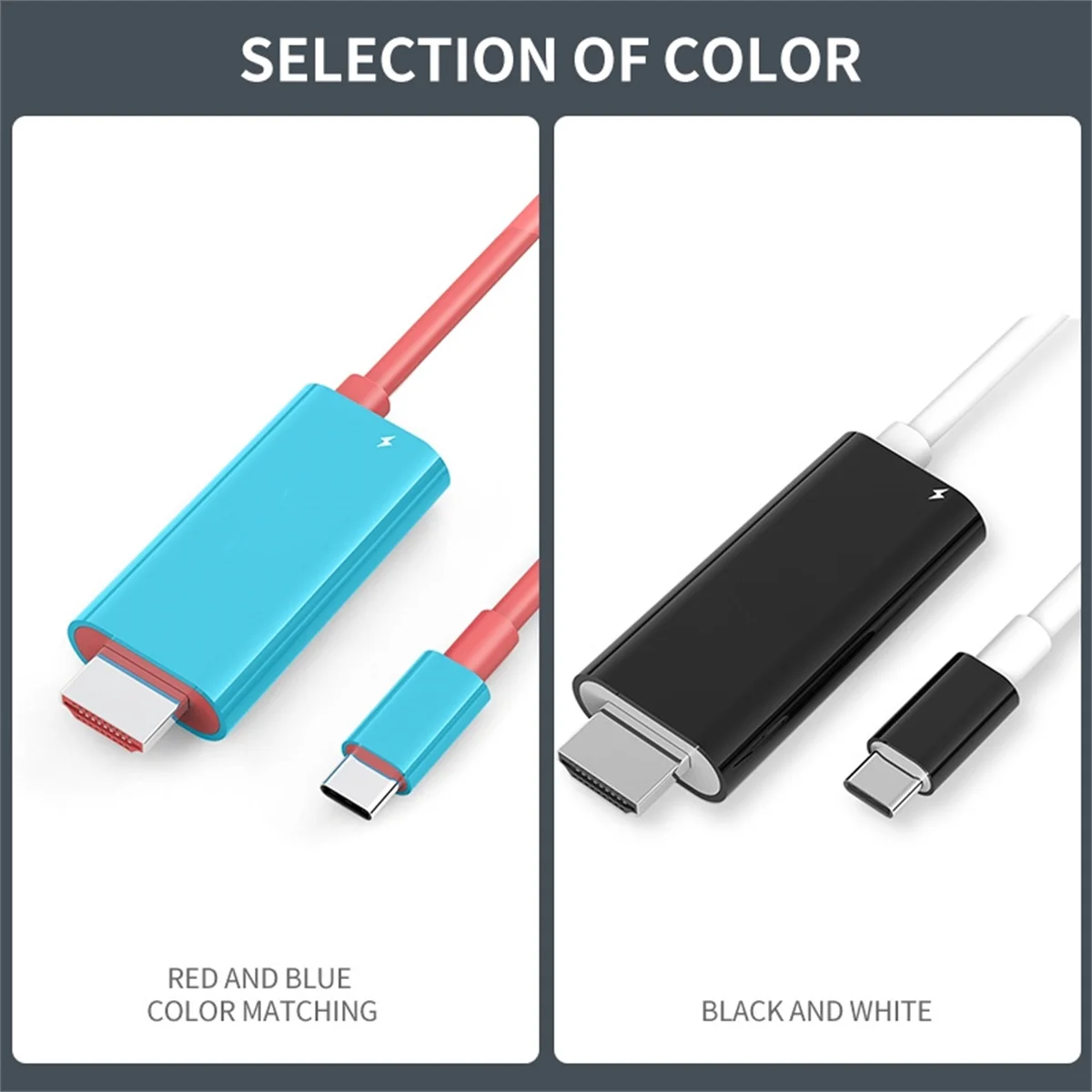 Type C to HDMI Cable for Game HDTV with 4K 1080P 100W PD Charging Compatible with Laptop,Tablet, MobilePhone,SteamDeck image 5
