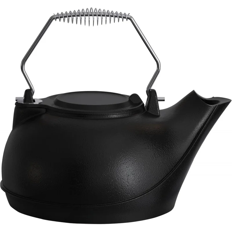 

Cast Iron Humidifying Kettle for Wood Stoves | Stove Top Humidifier with Rust-Resistant Chrome Handle for Indoor Use