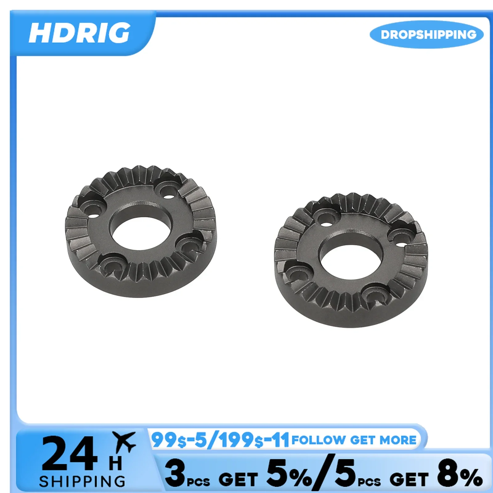 HDRIG  Rosette Adapter with 8mm Unthreaded Central Hole for  DJI OSMO Pro (1 Pair)