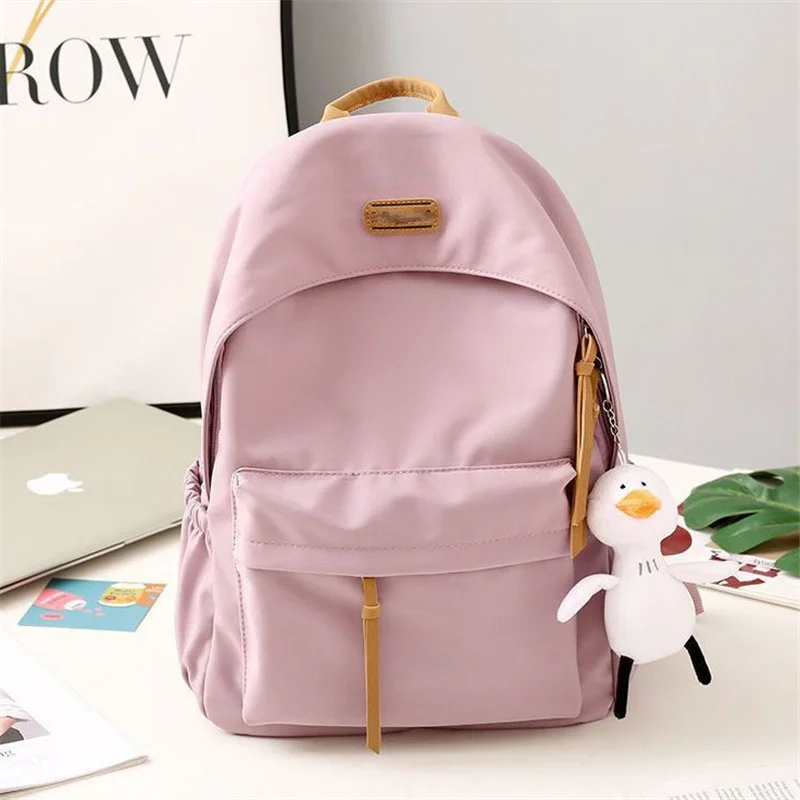 High school Harajuku Ins versatile school bag middle school students junior high school girls trendy backpack new style backpack