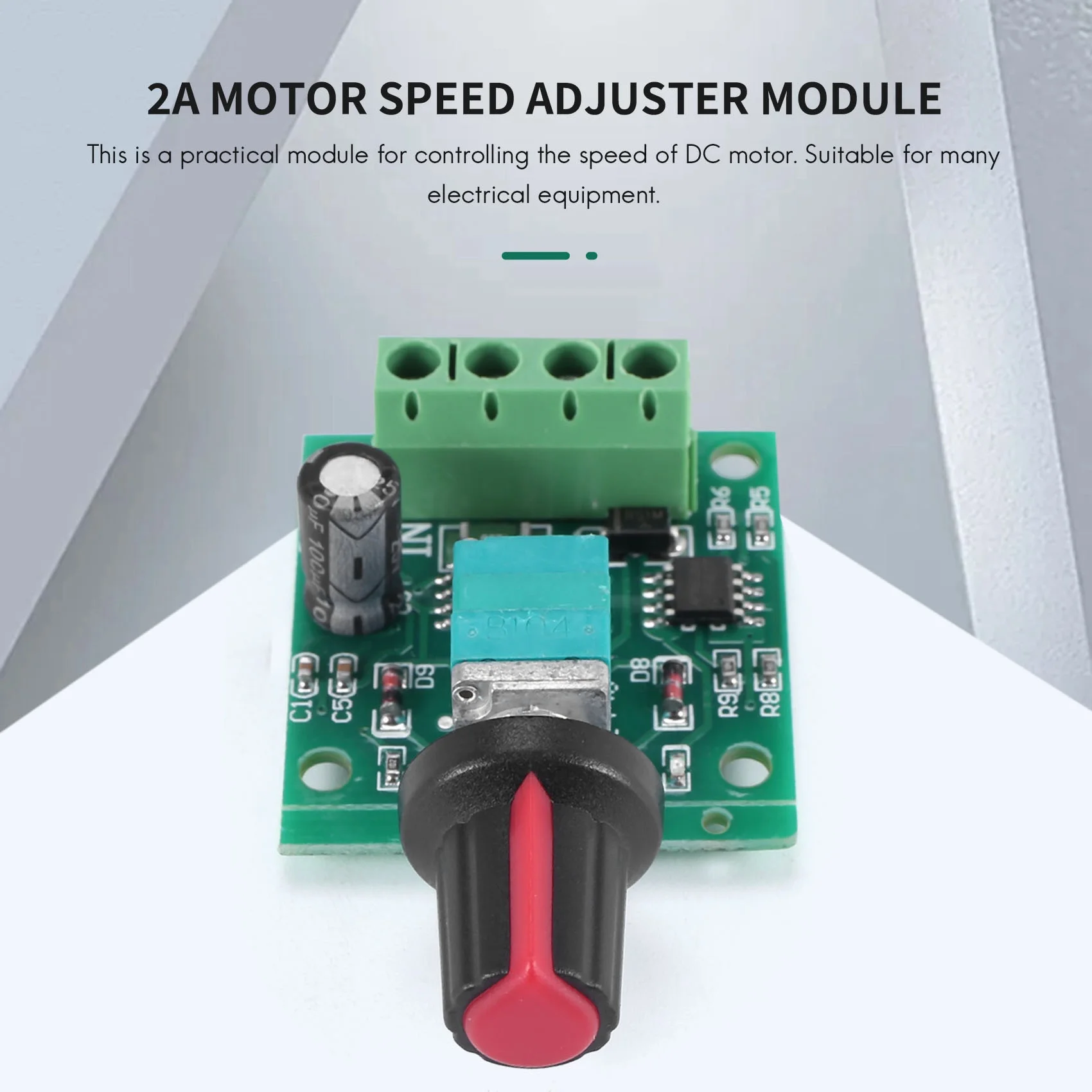 MotorMachine Low Voltage DC PWM Motor Speed Controller Module 1.8V 3V-5V-6V 12V 2A