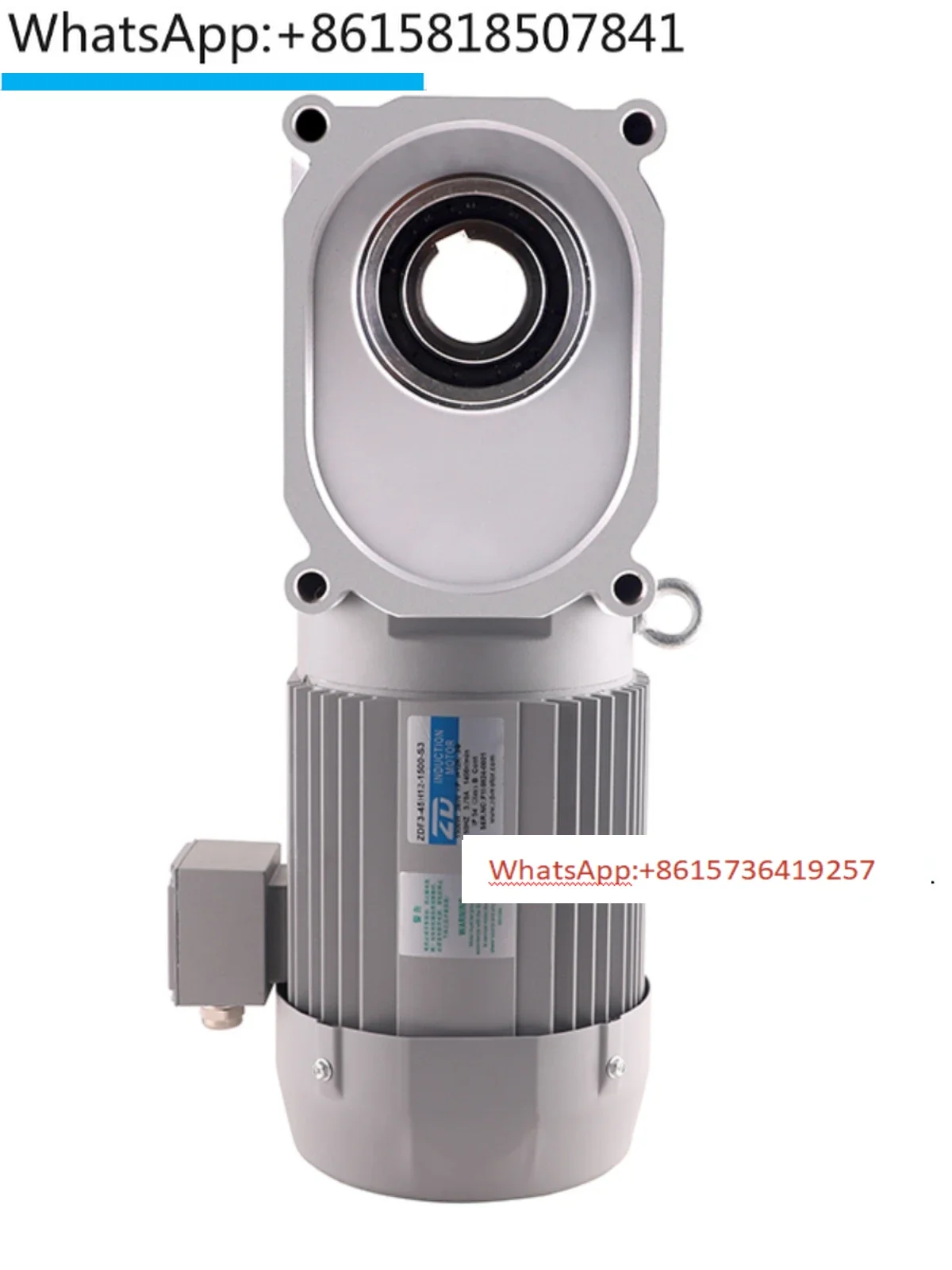 ZD Zhongli Dezhuan Hyperbolic Three Phase, Single Phase, Medium Air Solid Axis 200w400w Gear Right Angle Reducer