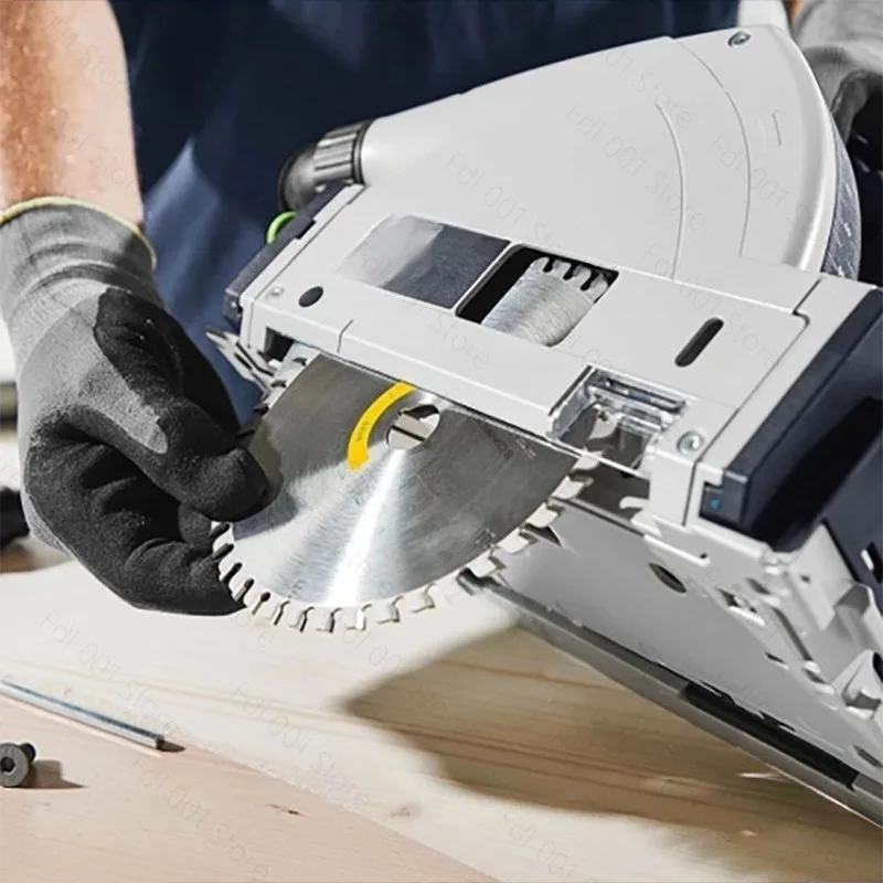 Track saw TS55 woodworking guide, portable vacuum cutting, electric circular saw