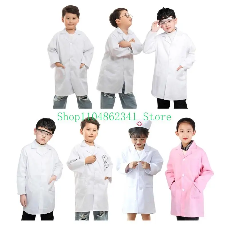 

5ASD Kids Cotton Lab Coat Costum