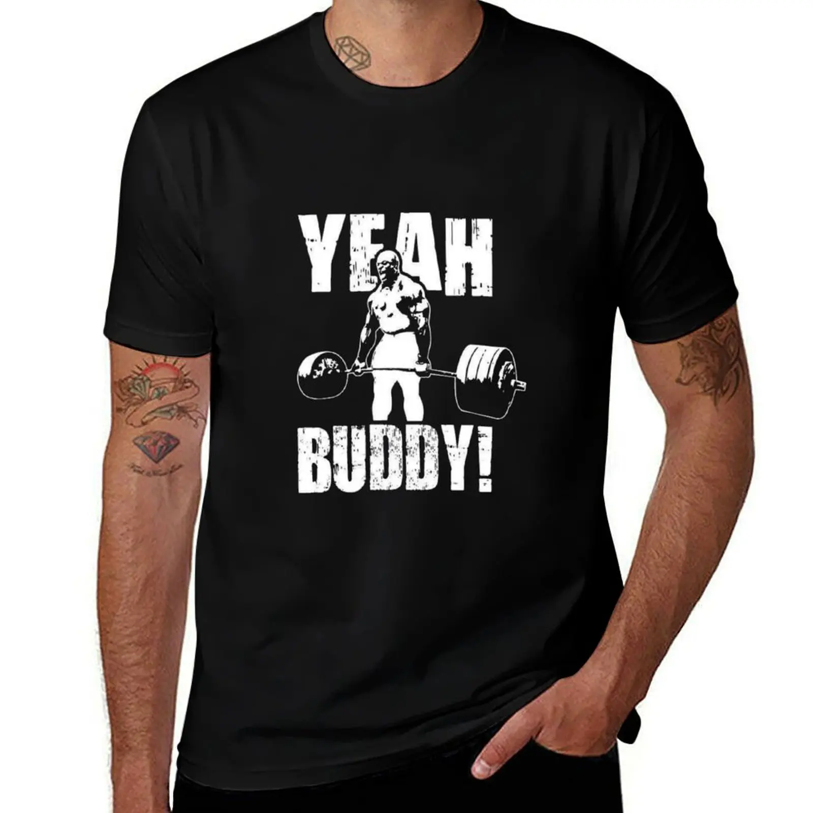 

Ronnie Coleman Light Weight Yeah Buddy Bodybuilding T Shirt Vest T-Shirt Casual Basic Short Sleeve T-Shirt
