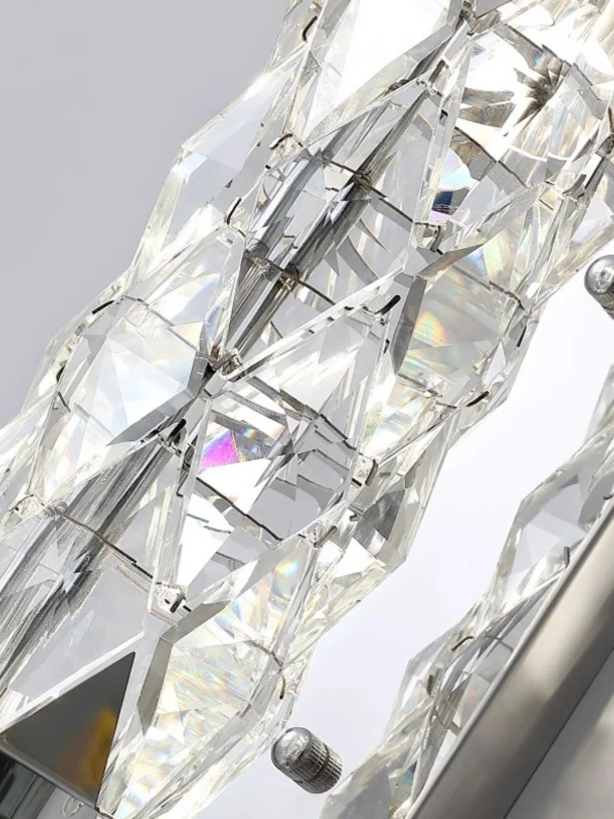 포스트모던 럭셔리 LED 벽등 가정 사무실 아파트 미니멀리스트 배경 크리스탈 침대 옆 벽등 거실용