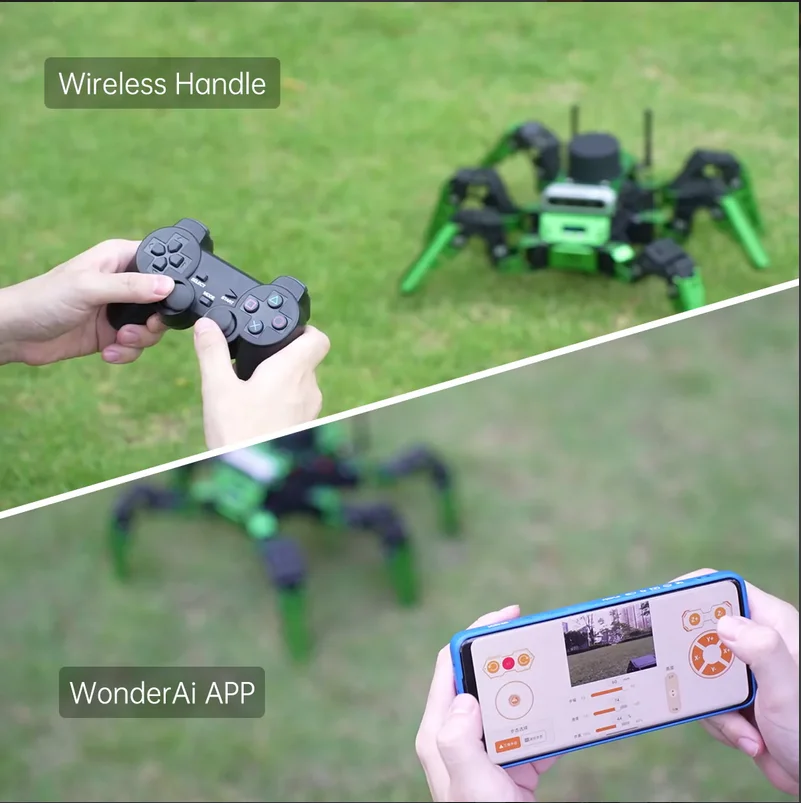 2022 JetHexa ROS Hexapod Robot Kit Powered by Jetson Nano with Lidar Depth Camera Support SLAM Mapping and Navigation Hiwonder