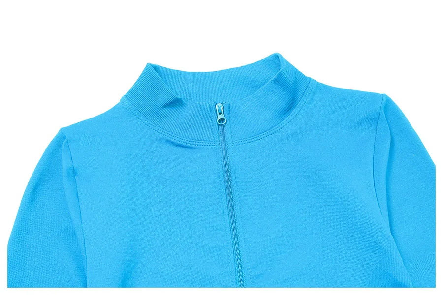 Neues 2-teiliges Yoga-Set, nahtloses Sportoutfit, Damen-Trainingsanzug, Lauf- und Workout-Kleidung, langärmelig, mit Reißverschluss, Sportbekleidung – Detail 32