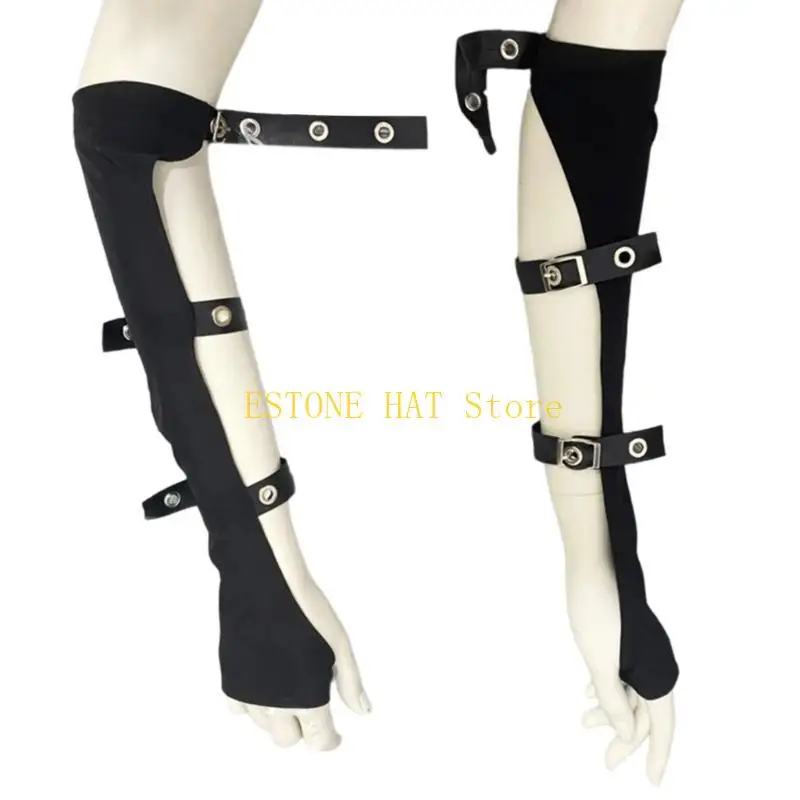 49MF 1Pair Phụ nữ tay áo Punk ARM