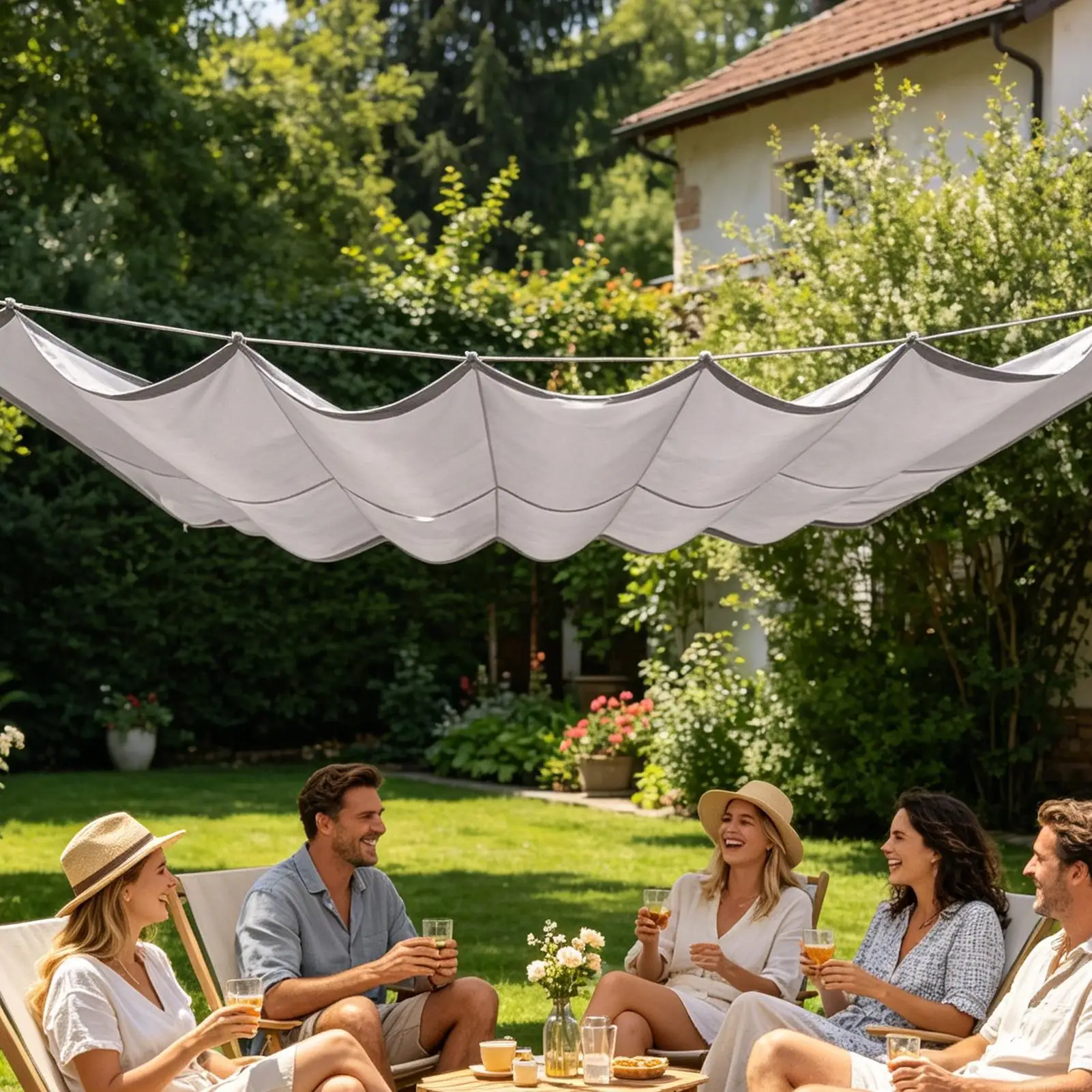 Retractable Sun Shade Sails Waterproof Garden Sunshade Pergola Shade Cover For Gardeners Homeowners Landscapers Renter Pool Side