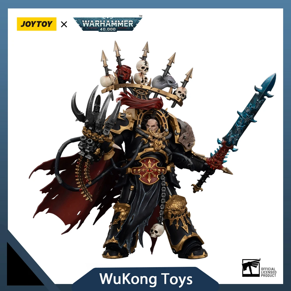 JOYTOY 1/18 شخصية الحركة Warhammer 40K Black Legion Abaddon the Despoiler مع Drach'nyen و Talon of Horus Model Toys #1