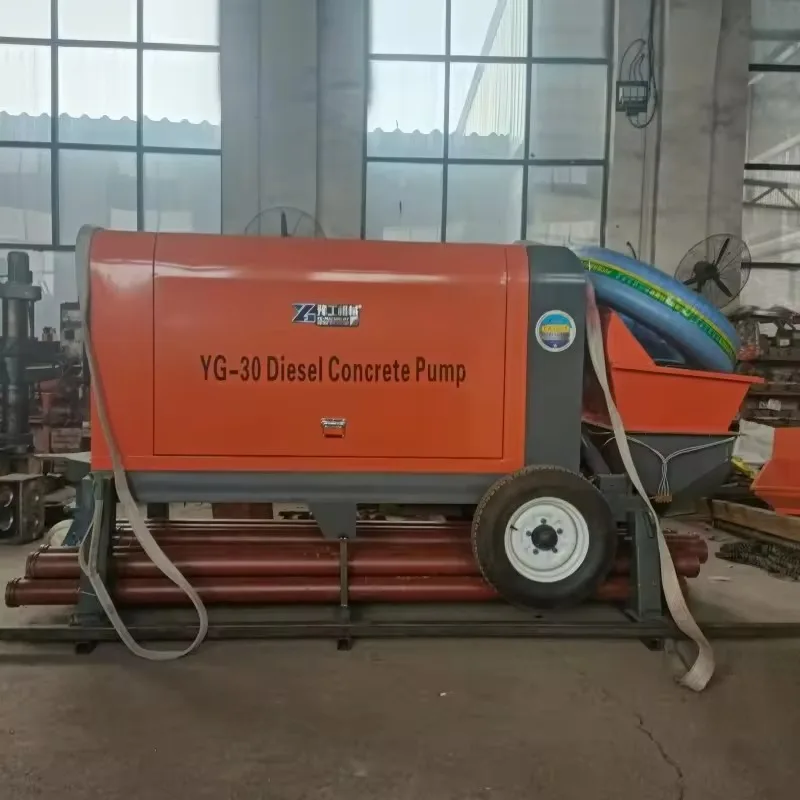 Professional Self Loading Portable Building Machine Concrete Pumping Concrete Pumping Small Pump Concrete Machine