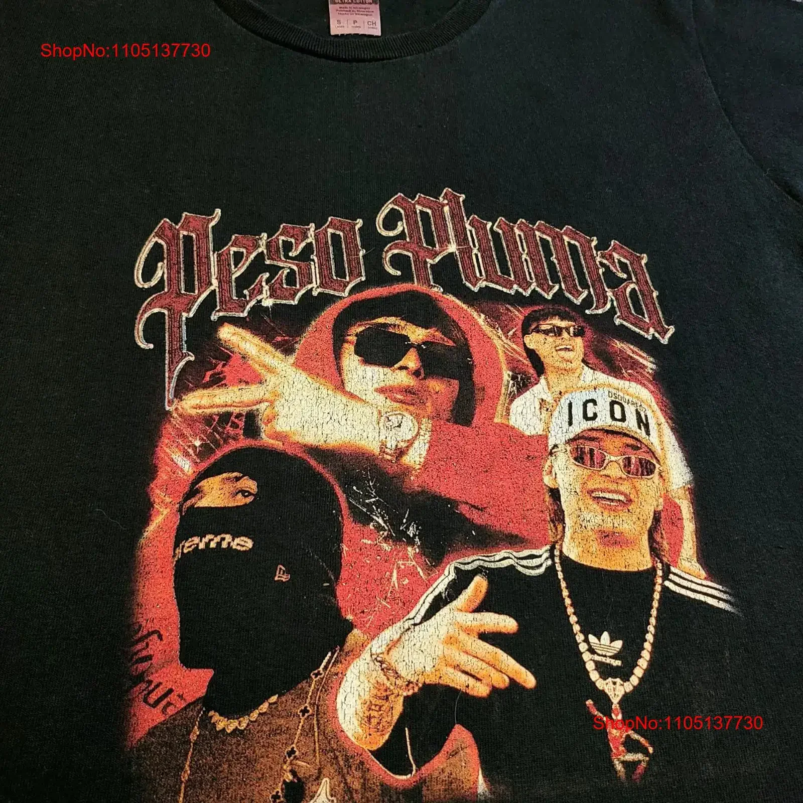 بيسو بلوما تي شيرت حجم صغير يرتديها الراب خمر غسلها أنيق الشارع الشهير رداء علوي غير رسمي للارتداء اليومي موضة للجنسين أوم