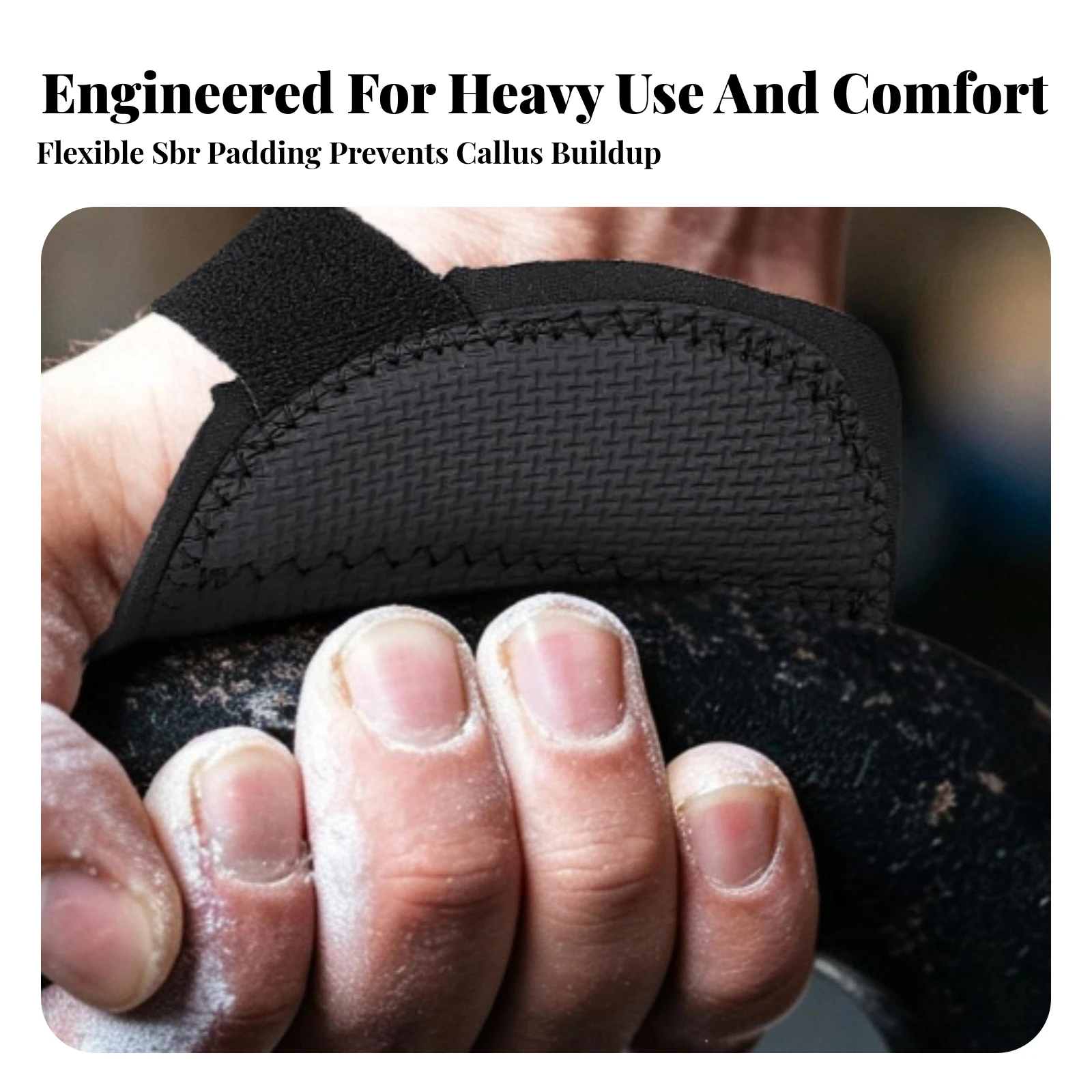 手首ストラップ付きのパームガード。滑り止め加工が施され、指の - Weightlifting Gloves のレビューと価格