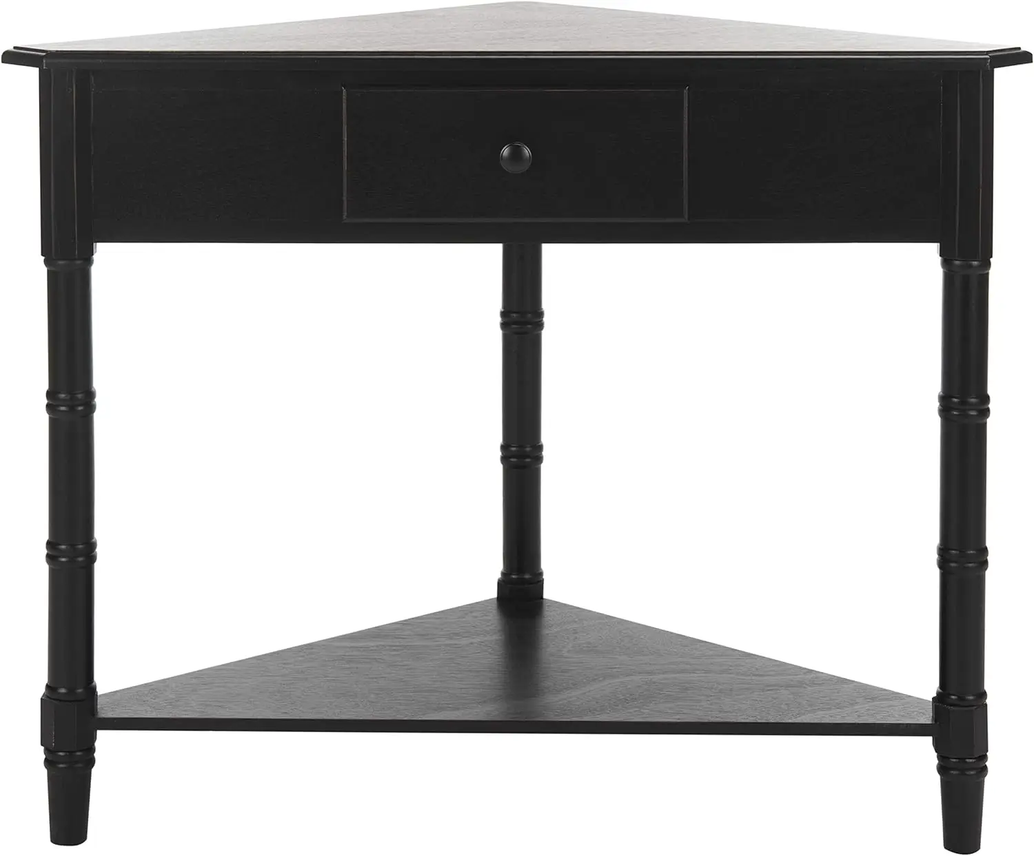 

Safavieh American Homes Collection Gomez Distressed Black Corner Table