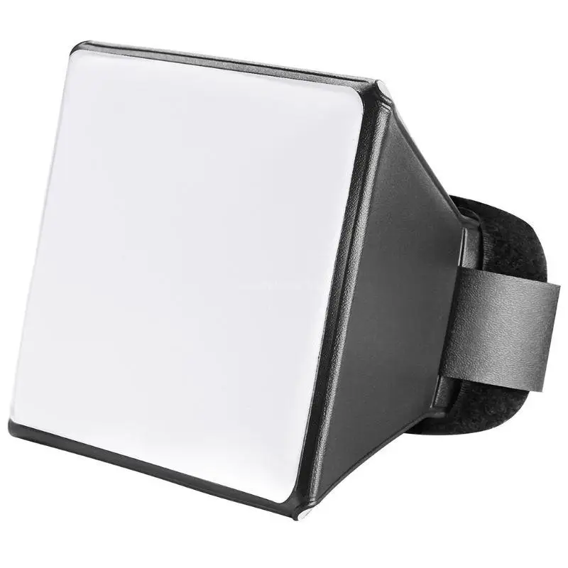 Mini Photo Diffuser Round Square Soft Light Box for Nikon for Sony Camera Dropship