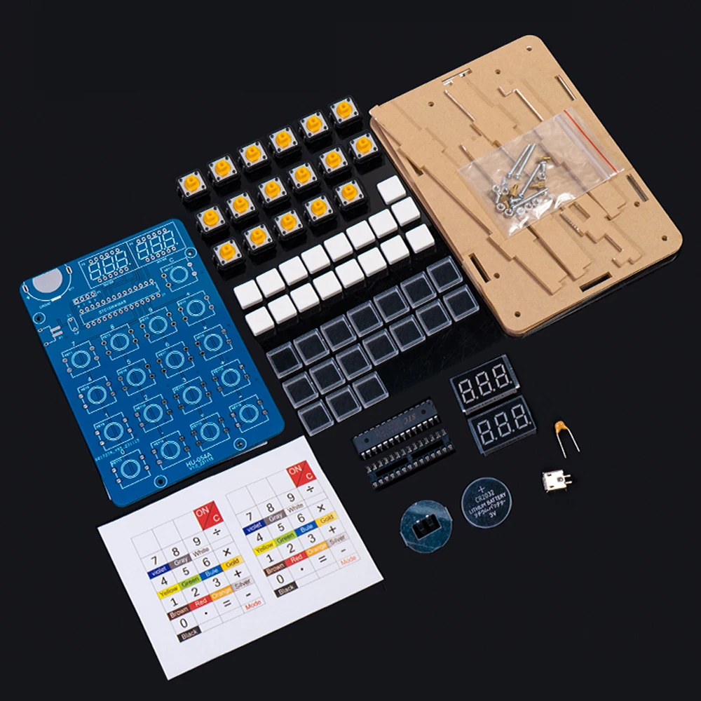 DIY Calculator Making Electronic Kit MCU Soldering Training Experiment Practice DIY Solder Project with LED Display