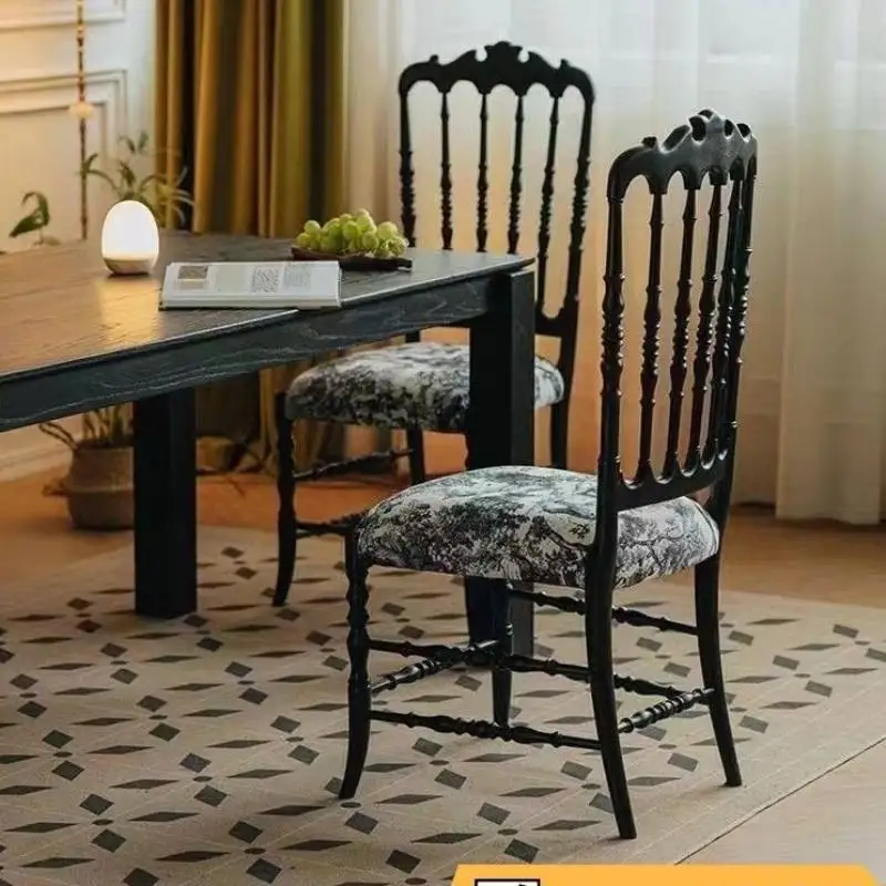 Bistro Cushion Dining Chairs Luxury Elegant Conference Gaming Dining Chair Office Throne Sedie Sala Da Pranzo Furniture