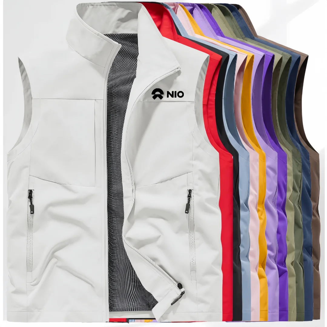 

New Summer Men Outdoor Waterproof Quick Drying Cargo 5XL Vests Male Thin Mesh Breathable Waistcoats Climbing Sleeveless Jackets