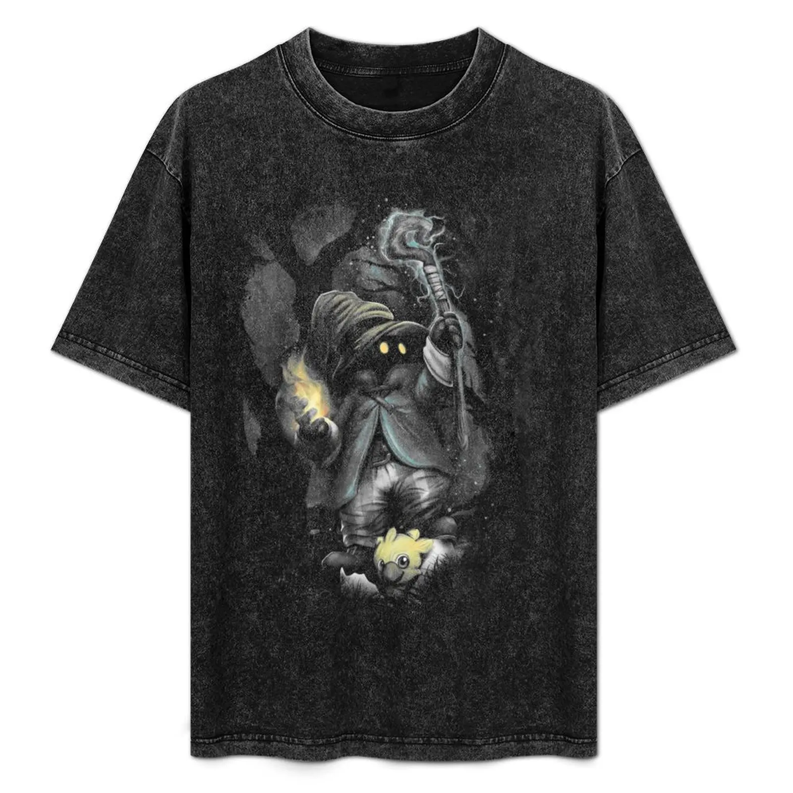 

Vivi Ornitier Black Mage FF9 T-Shirt Aesthetic clothing Short sleeve tee t shirts for men pack