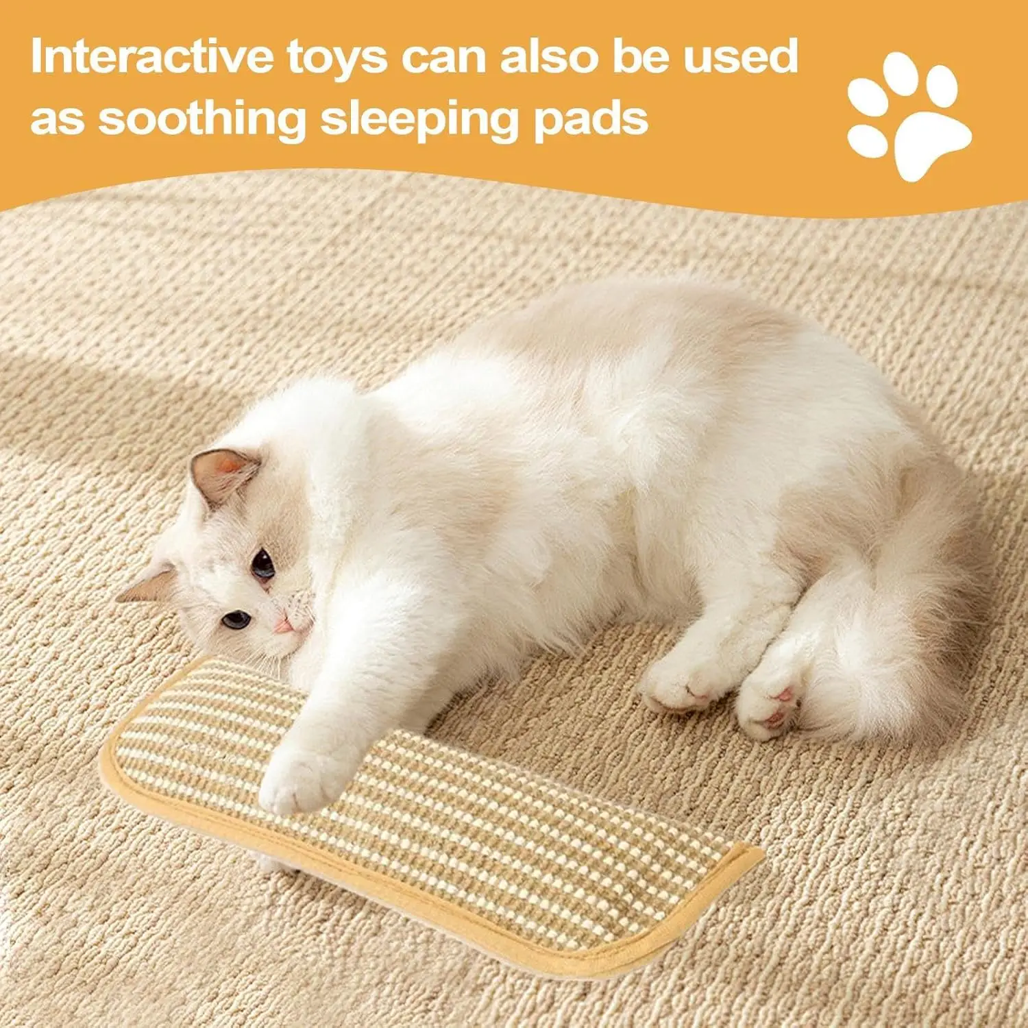 Katzenkratzer, interaktives Spielzeug für Katzen, Katzenminze, Kissen, Kätzchen, Krallenschleifer, Kratzbaum für Katzen, Kauenbissspielzeug, Katzenminze-Spielzeug