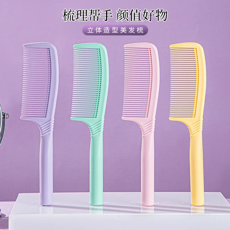 Hairdress Comb Heat Resistant Woman Wet Hook Curly Hair Brushes Pro Salon Dyeing Styling Tools Coarse Wide Spikes Tooth