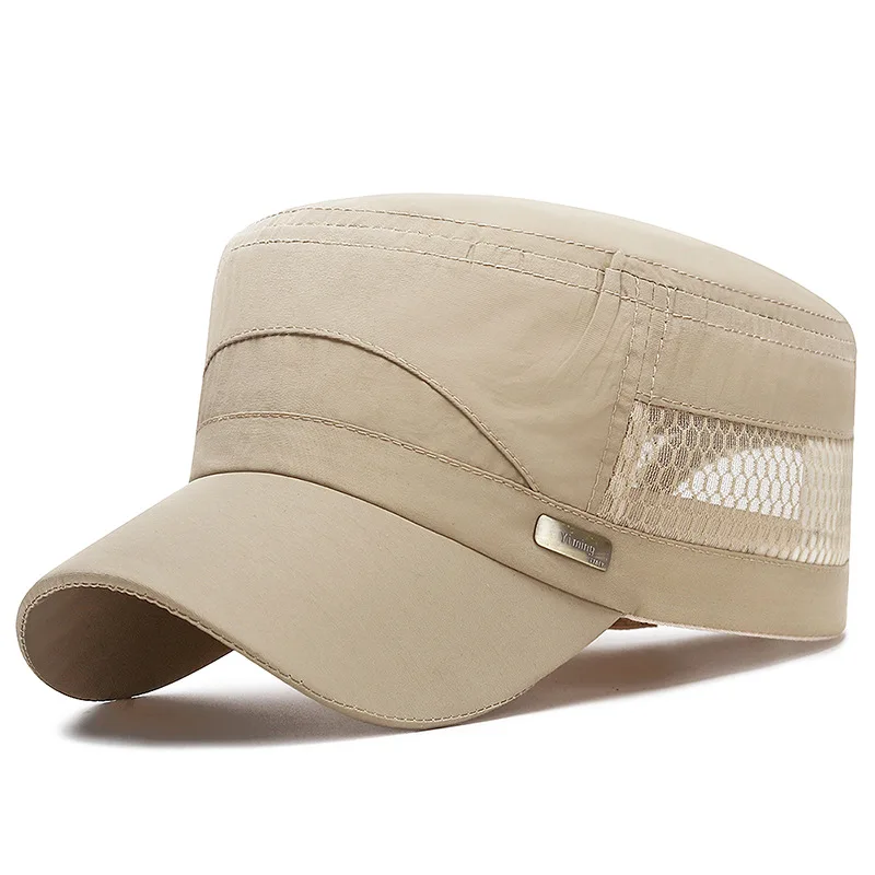 Leichte, verstellbare Baseballkappe für Herren, Sommer, atmungsaktiver Sonnenhut, Outdoor, Wandern, Sport