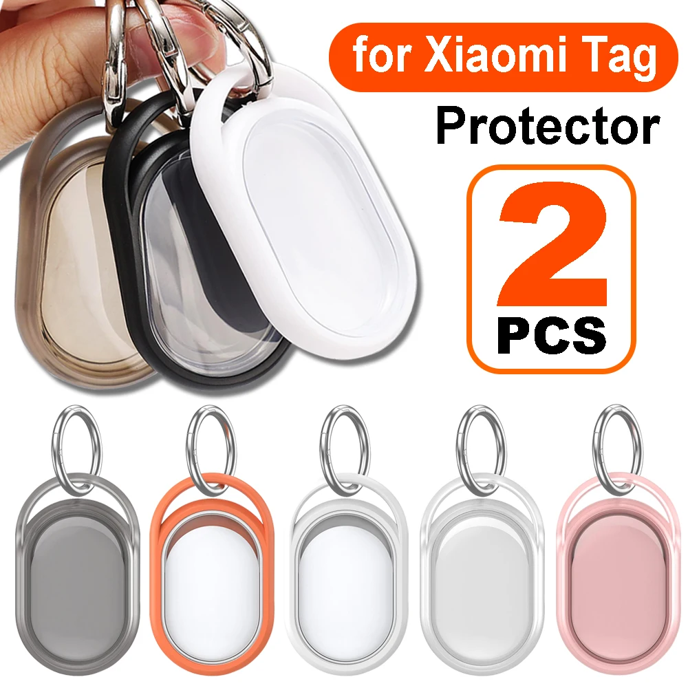 

Anti-Scratch Protector for XIAOMI Tag TPU Cover Positioning Protective Skin Cover Keychain for Xiaomi Tag Full Cover Waterproof