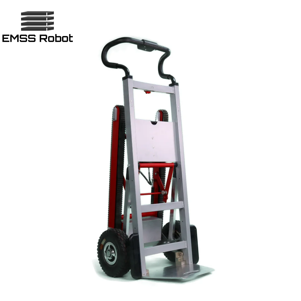 แบตเตอรี่ขนส่งการขนส่ง Climber Crawler อลูมิเนียมพับรถเข็นขับเคลื่อนแพลตฟอร์มพับไฟฟ้าแพลตฟอร์มพับได้รถเข็น