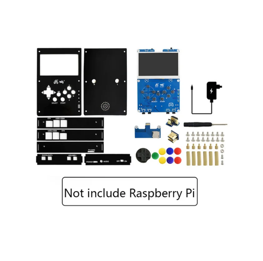 Raspberry Pi 4B/3B+ Handheld Game Console 4.3 Inch Module Gamepad Board HAT Starter Kit For RPI Raspberry Pi 3B+ 4B