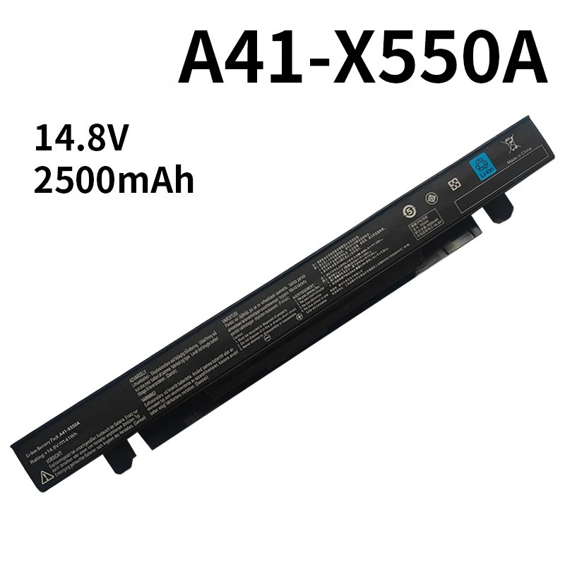 Penggantian Baterai Laptop ASUS A41-X550A 14.8V 2500mAh untuk Laptop X550V X450V Y481C Y581C K550J