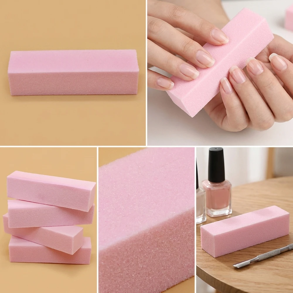 3/5/10pcs Sponge Nail Buffer S - Nail File Titanium 评论和价格