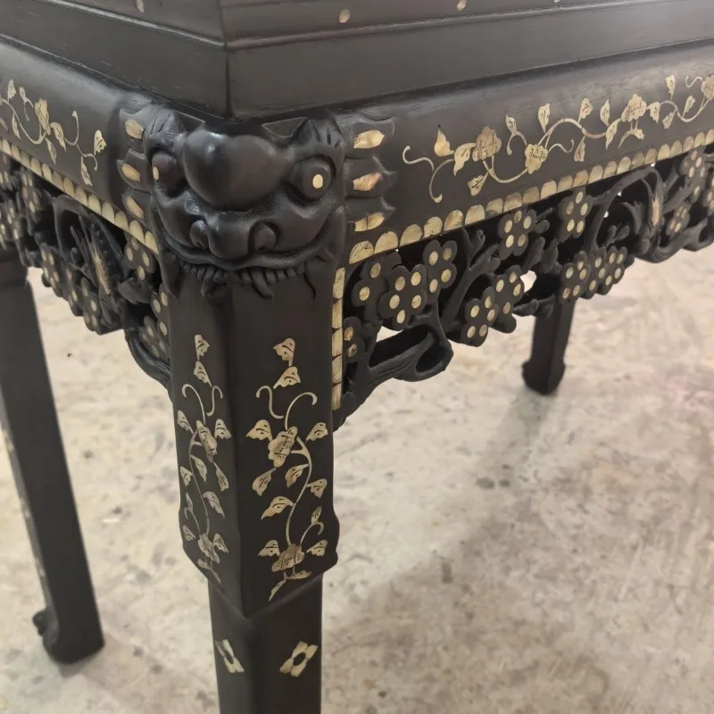 Shell strip case table tenon and tenon living room structure solid wood entrance table half table